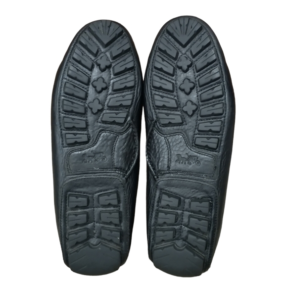 Coach Black Leather Women's Shoes - Picture 13 of 13